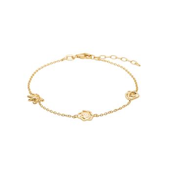 Forgyldt sølv armbånd BLOSSOM52 from Nordahl