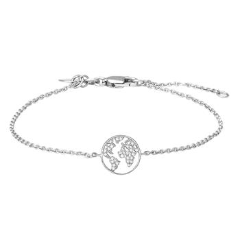 Rhd. Sølv armbånd ETTANOR 12mm from Joanli Nor