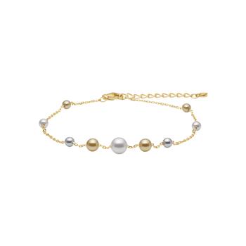 Forgyldt sølv armbånd grå TIFFANYNOR from Joanli Nor