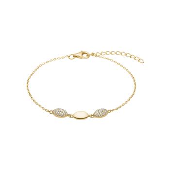 Forgyldt sølv armbånd TINENOR from Joanli Nor