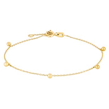 8 kt. guldarmbånd m/5 kugler from Siersbøl