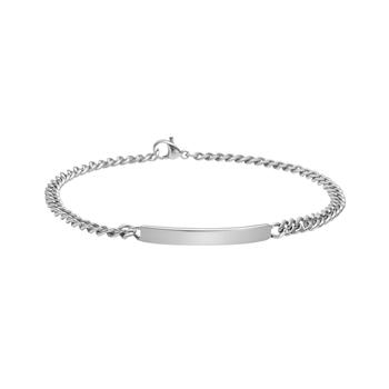 SON armbånd stål med plade 23cm from Son of Noa