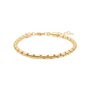 SON armbånd stål IP gold from Son of Noa