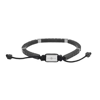 SON armbånd mat sort hematit og stål from Son of Noa
