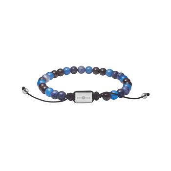 SON armbånd blå agat, sodalit 6mm, 19cm - 25cm from Son of Noa