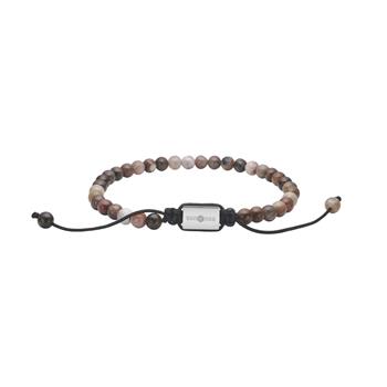 SON armbånd forstenet træ og stål 4mm, 19-25cm from Son of Noa