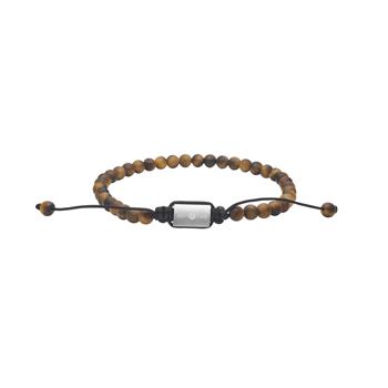 SON armbånd mat gul tigerøje 4mm, 19cm - 25cm from Son of Noa