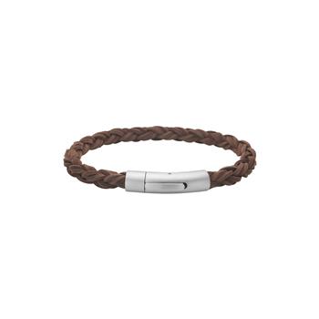 SON armbånd brun kalveskind rund flet 6mm - 23cm from Son of Noa