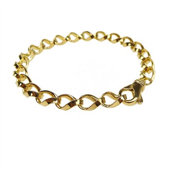 Armbånd & halskæde - Forgyldt 23cm from San - Links of Joy