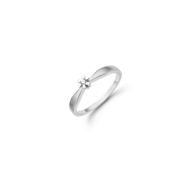 ETERNITY 8KT HV.D.RING 1X0,03CT WSI from Aagaard