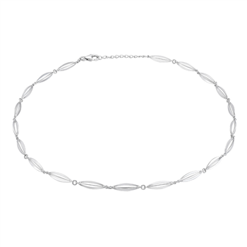 Rhod. sølvcollier BUR from Siersbøl