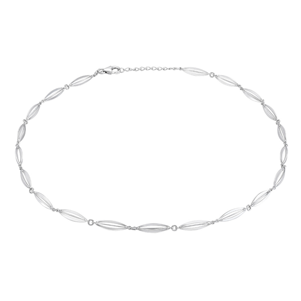 Rhod. sølvcollier BUR from Siersbøl