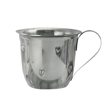 Rustfrit stål krus m. hjerter from Noa Kids