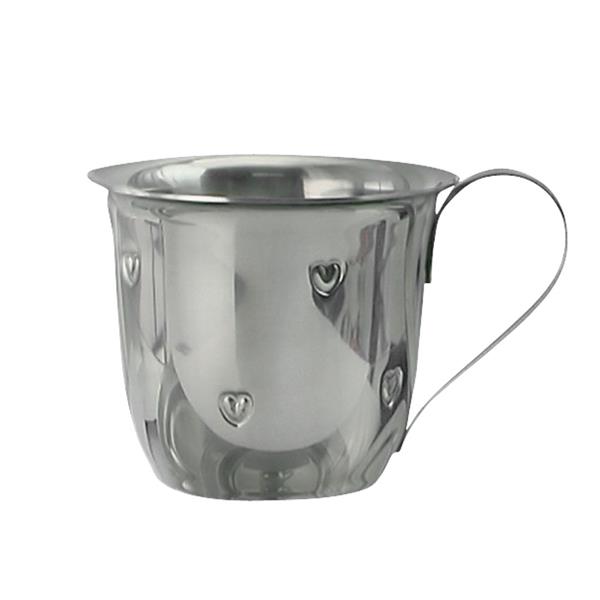 Rustfrit stål krus m. hjerter from Noa Kids