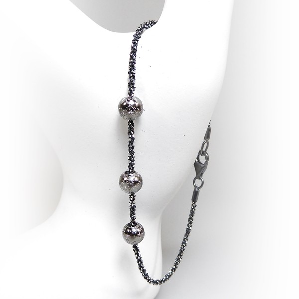 Arm - Halskæde m. 3 stk Magic Beads -Ø6mm 20cm from San - Links of Joy