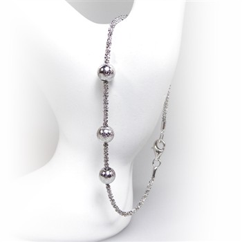 Arm - Halskæde m.3 stk Magic Beads - Ø6mm 60cm from San - Links of Joy