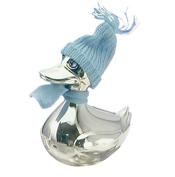 Forsølvet sparebøsse and m. blåt tøj from Noa Kids