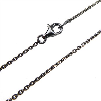 Armbånd & halskæde - Mirror Anchor - Sterling/Ruthenium 0,4mm 21cm from San - Links of Joy