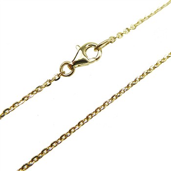Armbånd & halskæde - Mirror Anchor - Sterling/forgyldt 0,4mm 21cm from San - Links of Joy