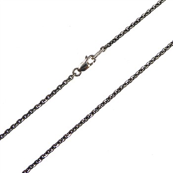 Armbånd & halskæde - Mirror Anchor - Sterling/Ruthenium 0,5mm 21cm from San - Links of Joy