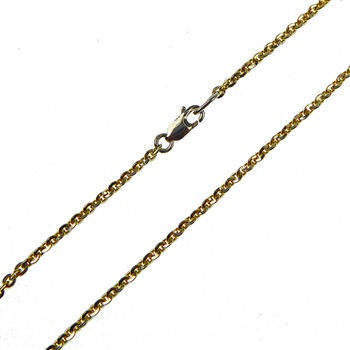 Armbånd & halskæde - Mirror Anchor - Sterling/forgyldt 0,5mm 21cm from San - Links of Joy