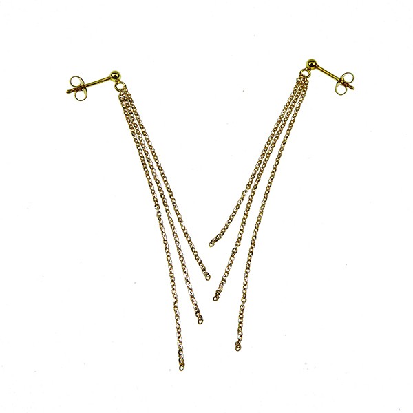 Øreringe - DiamondCut sterlingsølv/forgyldt  from San - Links of Joy