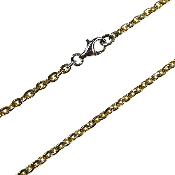 Armbånd & halskæde - Mirror Anchor - Sterling/forgyldt 0,8mm 17cm from San - Links of Joy