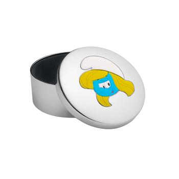 Forkromet smykkeskrin - Smølfine from Noa Kids