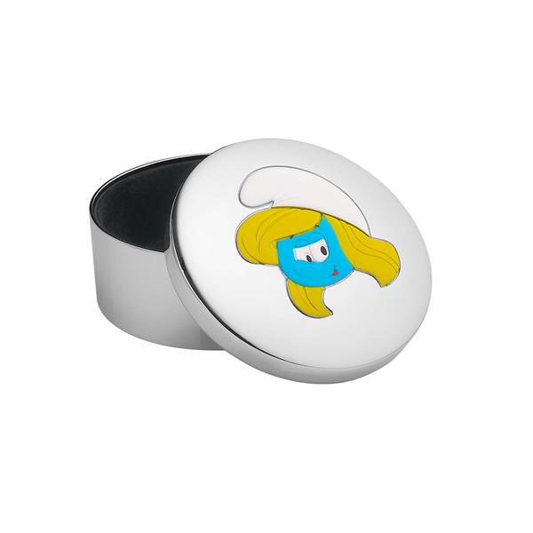 Forkromet smykkeskrin - Smølfine from Noa Kids