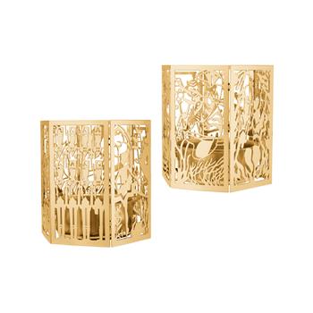 2-pk lysestage - Den standhaftige tinsoldat - 18k fg from H.C. Andersen Home