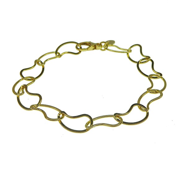 Armbånd & halskæde - Forgyldt 18cm from San - Links of Joy