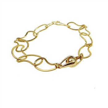 Armbånd & halskæde - Forgyldt m.Magnetlås 21cm from San - Links of Joy