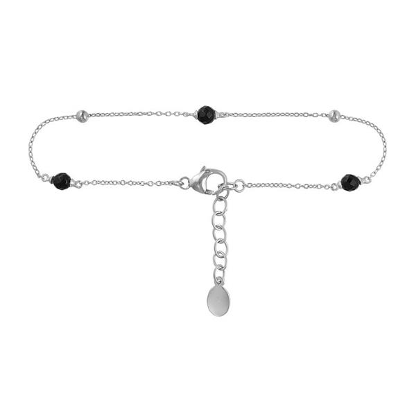Armbånd i sølv med sort onyx from Blicher Fuglsang
