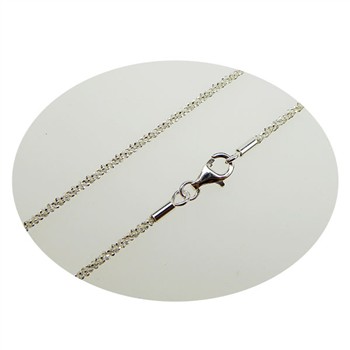 Armbånd & halskæde - Blank/925 DiamondCut 1,8mm i diameter 21cm from San - Links of Joy