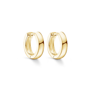 Sølvforgyldt creoler from Støvring Design