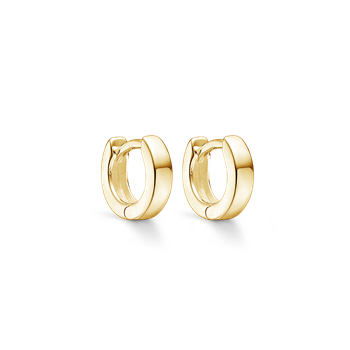 Sølvforgyldt creoler from Støvring Design