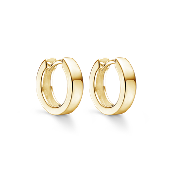 Sølvforgyldt creoler from Støvring Design