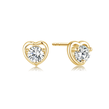 Sølvforgyldt ørestikker from Støvring Design