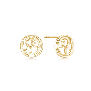 Sølvforgyldt ørestikker from Støvring Design