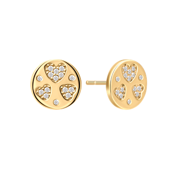 Sølvforgyldt ørestikker from Støvring Design