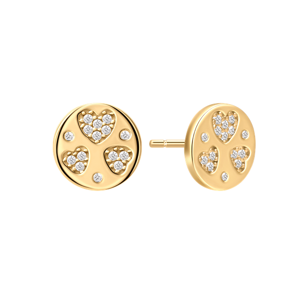 Sølvforgyldt ørestikker from Støvring Design