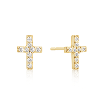 Sølvforgyldt ørestikker from Støvring Design