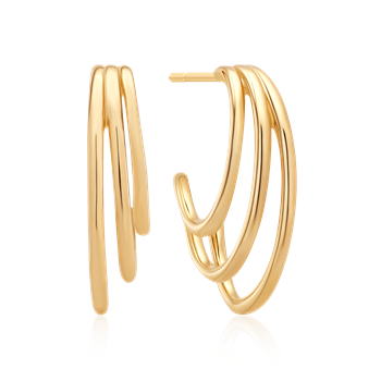 Sølvforgyldt ørestikker from Støvring Design