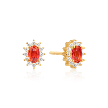 Sølvforgyldt ørestikker from Støvring Design