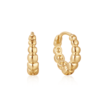 Sølvforgyldt creoler from Støvring Design