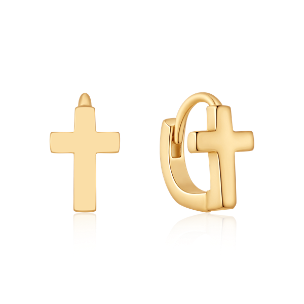 Sølvforgyldt creoler from Støvring Design