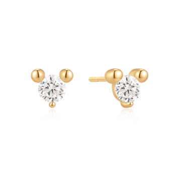 Sølvforgyldt ørestikker from Støvring Design