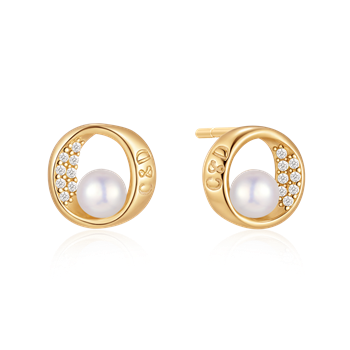 Sølvforgyldt ørestikker from Støvring Design