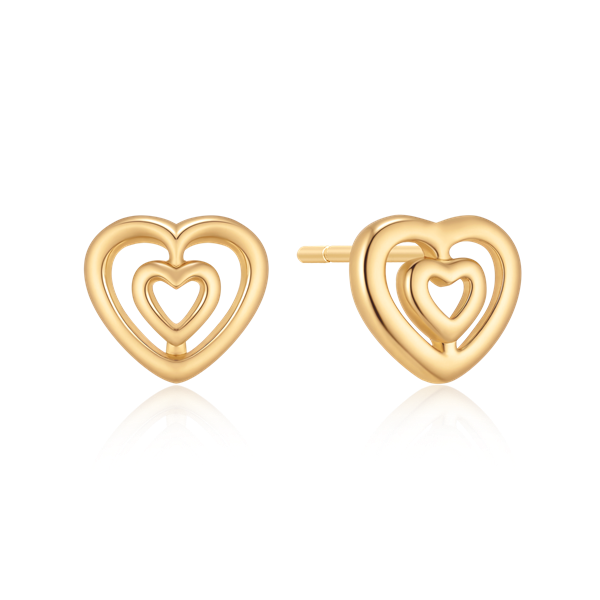 Sølvforgyldt ørestikker from Støvring Design