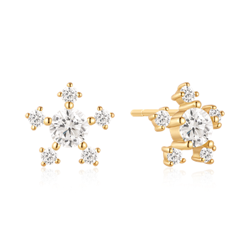 Sølvforgyldt ørestikker from Støvring Design